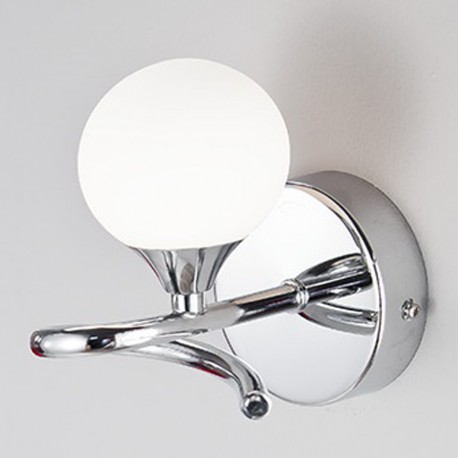 APLIQUE 1 LUZ LOTTO NIQUEL SATINADO