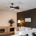Mode DC LED Ceiling Fan 24W CCT Black