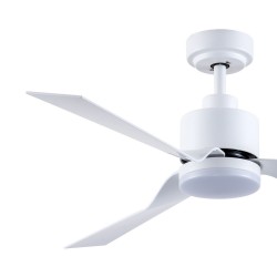 Ekos DC LED Ceiling Fan 15W CCT White