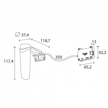 aplique baño led 2w 4000K mallorca cromo