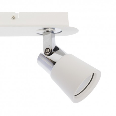 Iris 2-Light 31.5cm Flush Mount GU10 White-Chrome