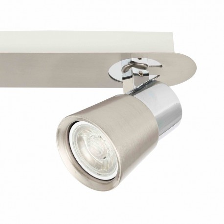 Iris 2-Light 31.5cm Flush Mount GU10 Nickel-Chrome