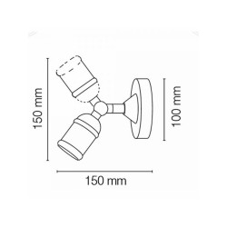 Aplique cuero Calabri