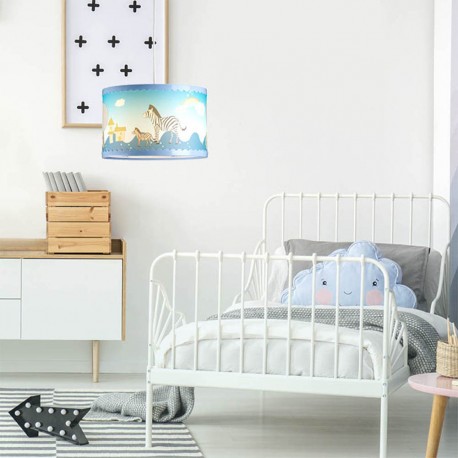 Pendant Light Animals Blue