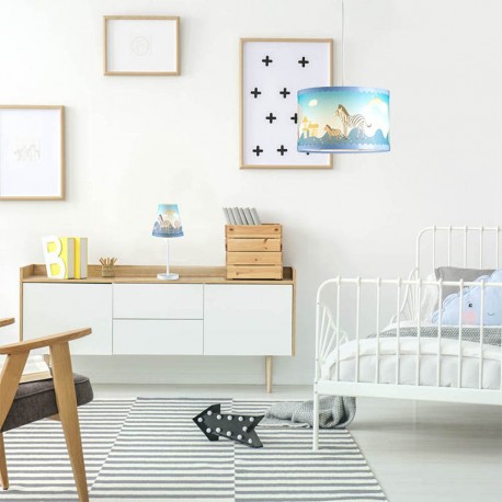 Pendant Light Animals Blue