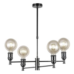 Miyako 4-Light-Pendant Light Graphite