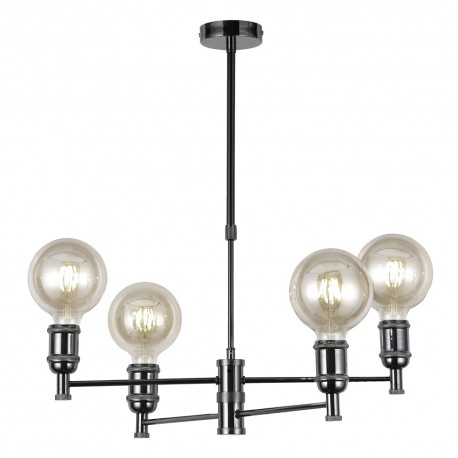 Miyako 4-Light-Pendant Light Graphite