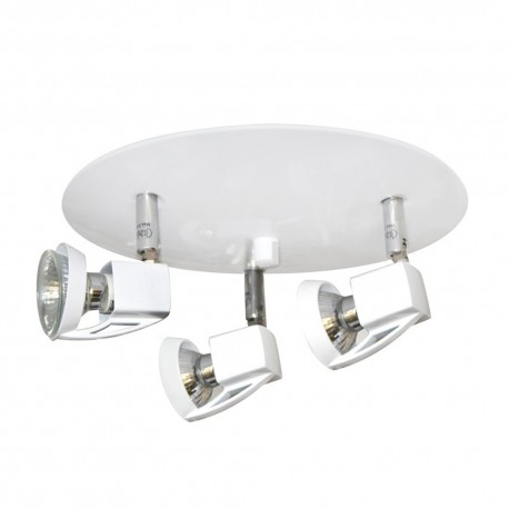 Arco 3 Spotlight Ceiling Plate – White