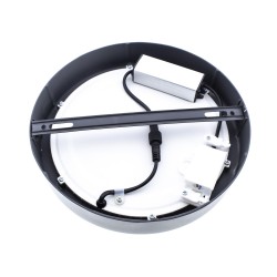 Know LED Flush Mount 30W IP54 4000K 1380Lm Round Anthracite grey