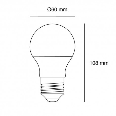 A60 12V 7W 3000K LED Bulb