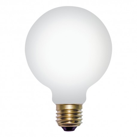 Dimmable LED Bulb G95 E27 6W 2700K White Matt