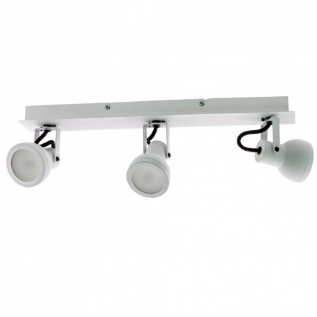 GU10 SPOTLIGHT CEILING BAR WHITE HELI