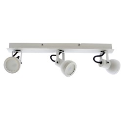 GU10 SPOTLIGHT CEILING BAR WHITE HELI