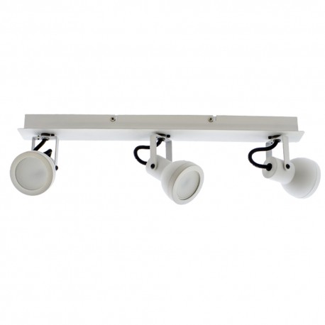 GU10 SPOTLIGHT CEILING BAR WHITE HELI