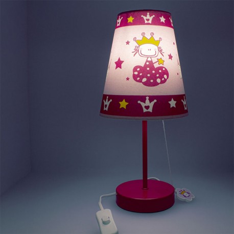 Pink Princess Nursery Table Lamp