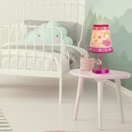Pink Princess Nursery Table Lamp