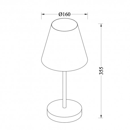 ANIMALS BLUE TABLE LAMP