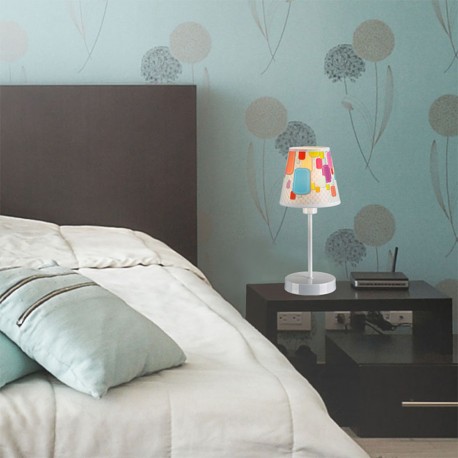 LAMPARA DE MESA INFANTIL MULTICOLOR CANDY