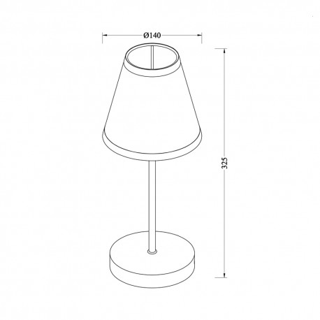 LAMPARA DE MESA INFANTIL MULTICOLOR CANDY