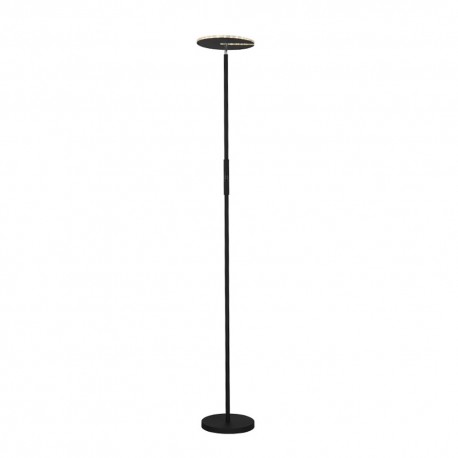 LÁMPARA DE PIE LED 20W ATEN NEGRO