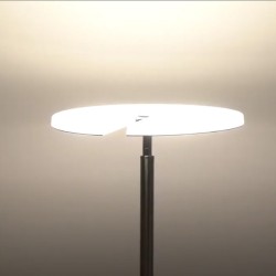 LÁMPARA DE PIE LED 20W ATEN NEGRO