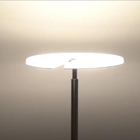 LÁMPARA DE PIE LED 20W ATEN NEGRO