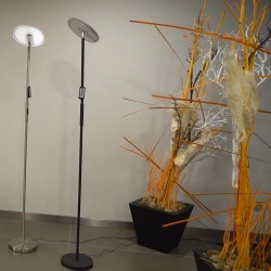 LÁMPARA DE PIE LED 20W ATEN NEGRO