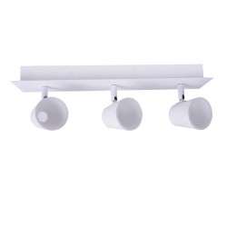 3 spotlights LED 10W ICE white