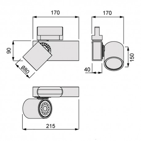 20W SIMOX SPOTLIGHT WITH 3 LIGHT TEMPERATURES