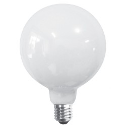 G125 milky E27 LED bulb 12W 6000K