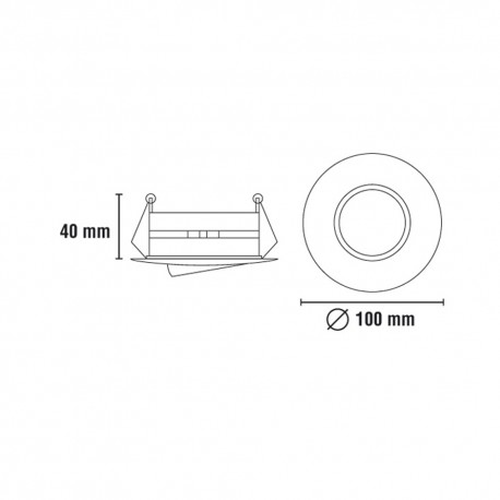 Terra Recessed Light Antique Brass