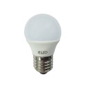 Bombilla LED esférica, E27, 6 W, 4200 K, 470 Lm.