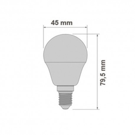 BOMBILLA LEDx3 E14 5W 3000K 520lm