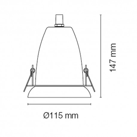Empotrable vintage Tejar plomo