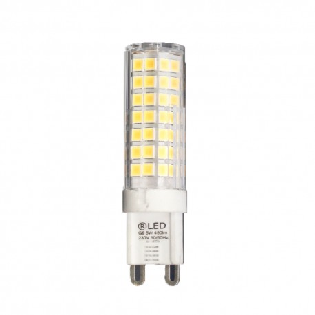 Bombilla LED G9 5W 450lm 3000K dimmable