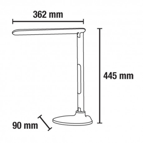 Star LED Desk Lamp White 10W