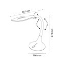 Flexo LED táctil 10W - SEDAN BLANCO