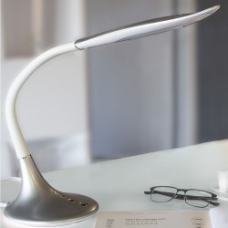 LED DESK LAMP 10W -  SEDAN SILVER