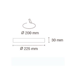 Downlight LED 30W 3000K ZEN