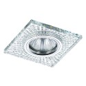 Laber Square Crystal LED Recessed Light GU10