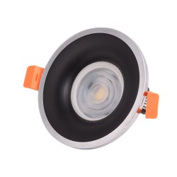 Empotrable redondo RETO negro