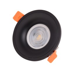 Empotrable redondo RETO negro