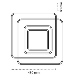 Plafón LED Lyra 100W CCT dimmable
