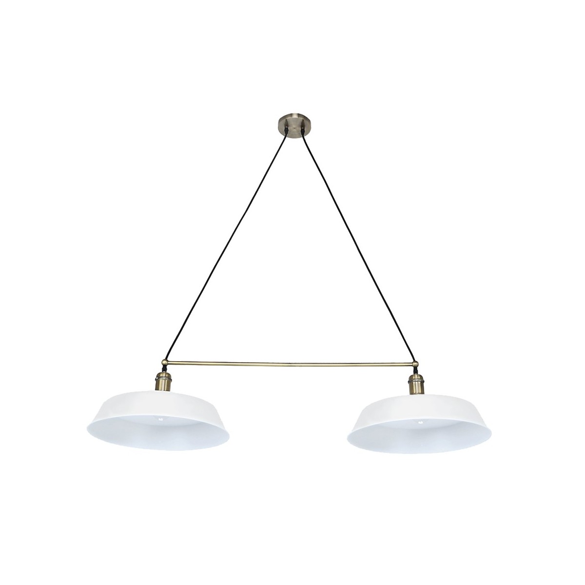 Paris LED Pendant Light Matt White 2 Lights Paris LED Pendant Light Matt White 2 Lights