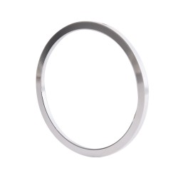 Aro decorativo reto blanco