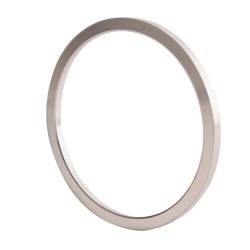 Aro decorativo reto blanco