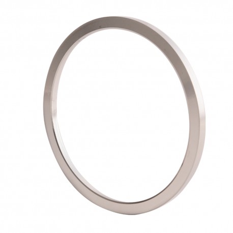 Aro decorativo reto blanco