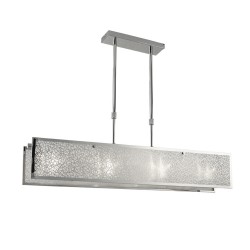 Japan 4-Light Pendant Lamp Rectangular