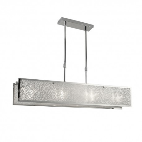Japan 4-Light Pendant Lamp Rectangular