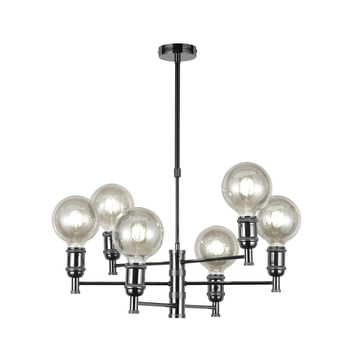Miyako 6-Light Pendant Light Graphite Miyako 6-Light Pendant Light Graphite